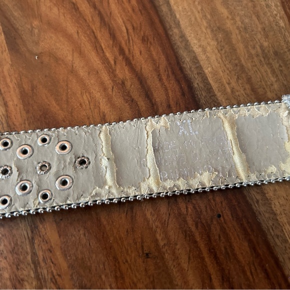 Cowgirl belt bling black BHW with big buckle - Picture 5 of 8